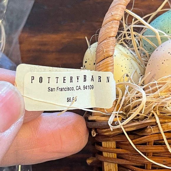 Set of 8 POTTERY BARN EASTER ORNAMENTS - Picture 2 of 5
